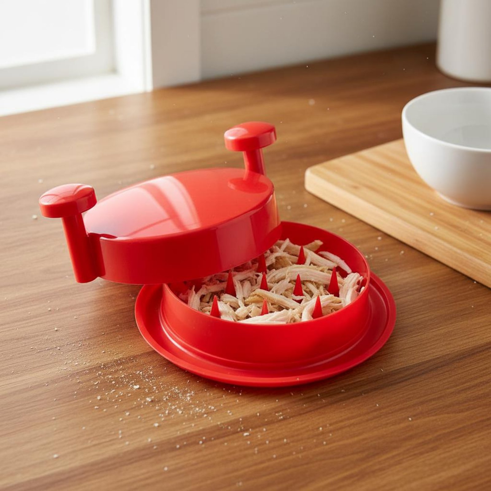 Meal Prep Low Calorie - Tritacarne per petto di pollo, strumento