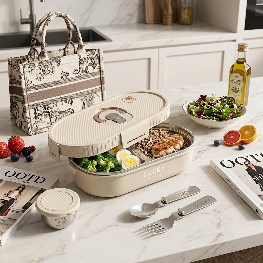 Meal Prep List - Set di Contenitori per Pranzo in
