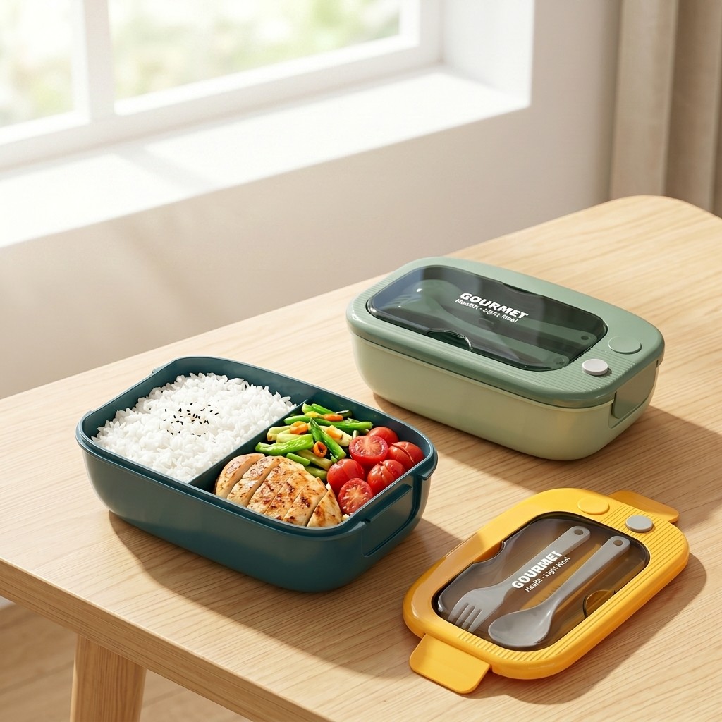 Meal Prep List - Contenitore per Pranzo in Plastica per