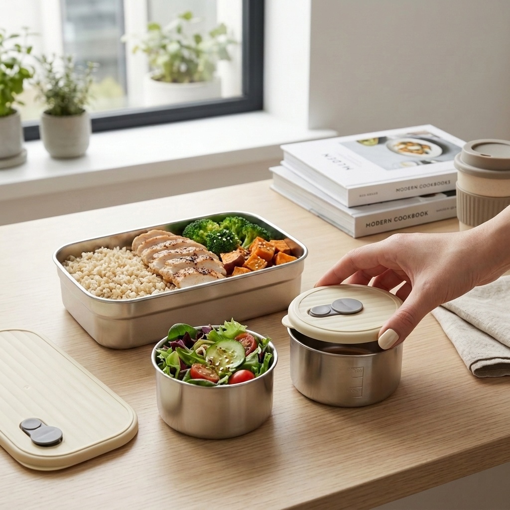 Meal Prep List - Set di Contenitori per Alimenti in