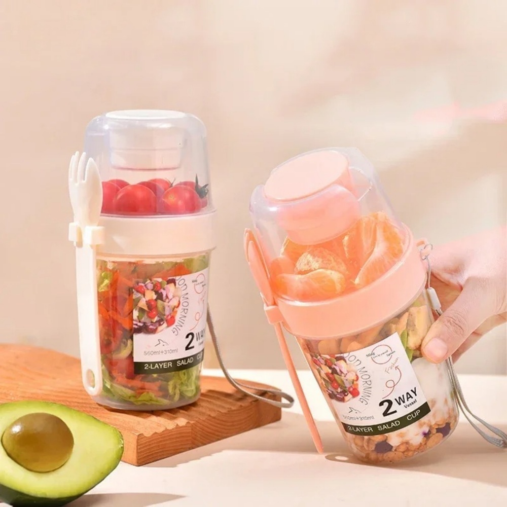 Tazza per insalata portatile T - Salad Container Jar recensione e prezzo