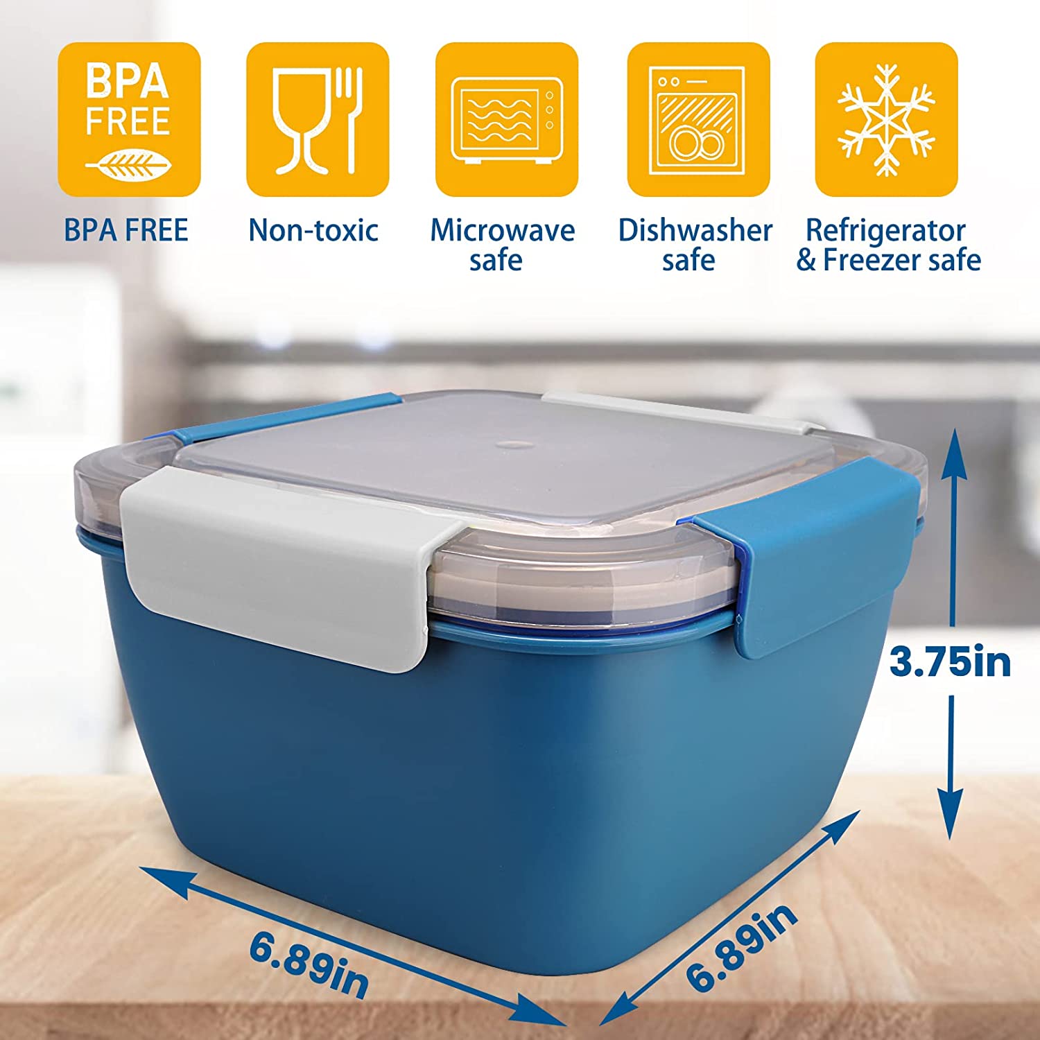 Contenitore per pranzo portati - Salad Container Jar recensione e prezzo